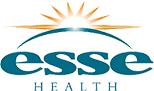 Esse Health Logo with sunrise over company name